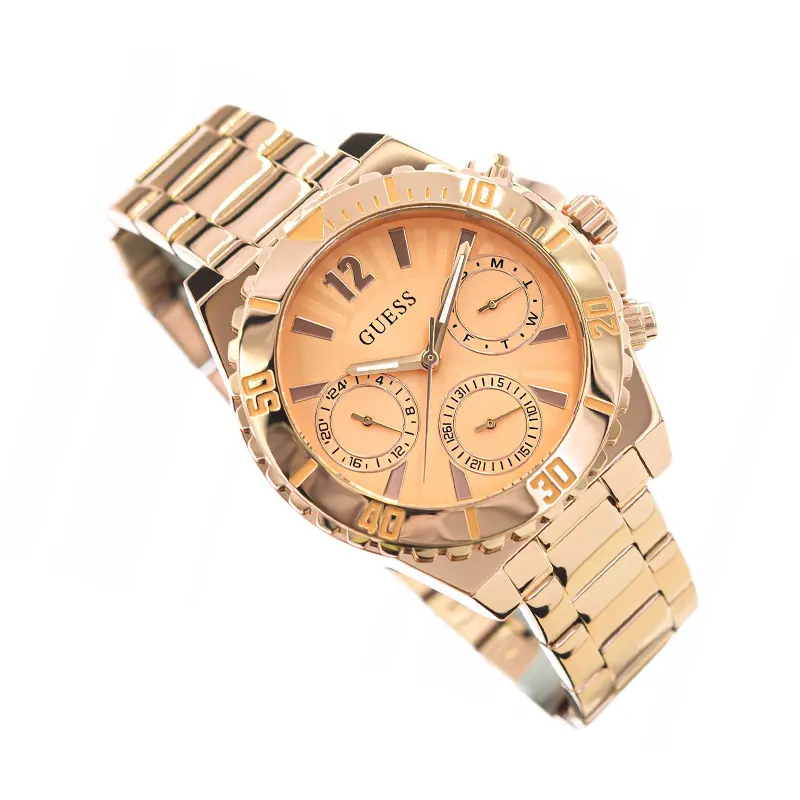 Guess Phoebe Multi-function Rose Gold-tone Dial Ladies Watch- GW0696L3